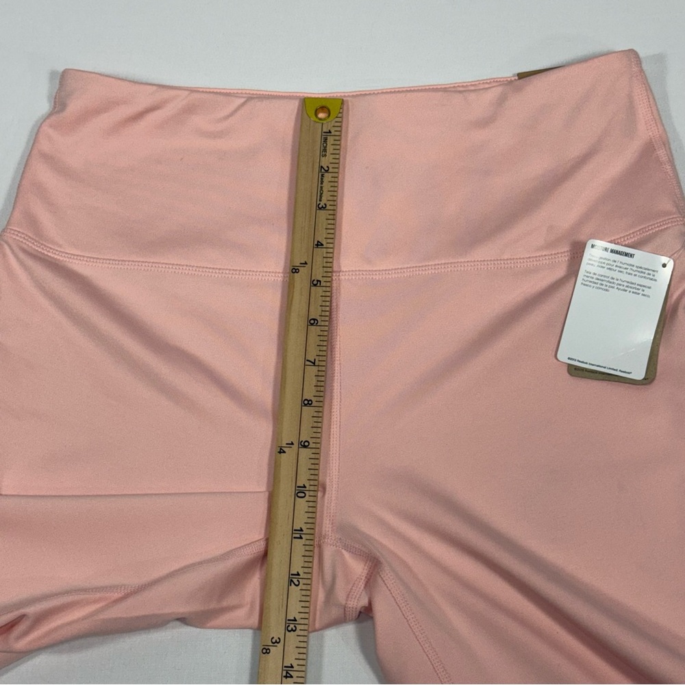 High Rise Reebok Impatiens Pink Align Capri Size L Large - Picture 5 of 13